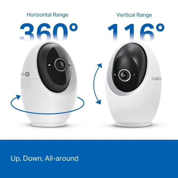 TP-Link Tapo C260 domácí-indoor kamera (8MP, 4K 2160p, IR 12m, WiFi, micro SD card)3