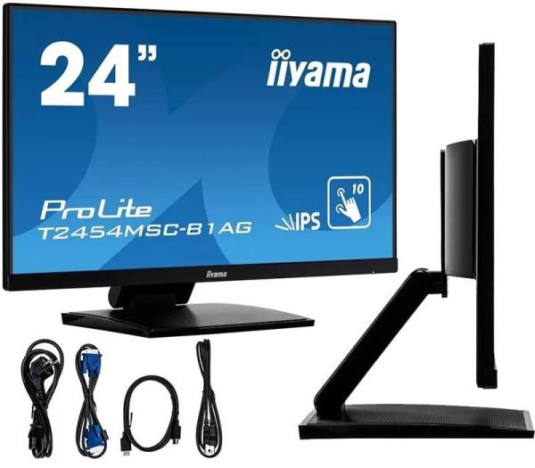 Iiyama ProLite T2454MSC-B2AG, Projected Capacitive, 10 TP, Full HD, USB, kit (USB), black