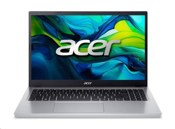 Acer Aspire Go 15/ AG15-32P-38E6/ 3-N355/ 15, 6"/ FHD/ 8GB/ 512GB/ UHD/ bez OS/ Silver/ 2R