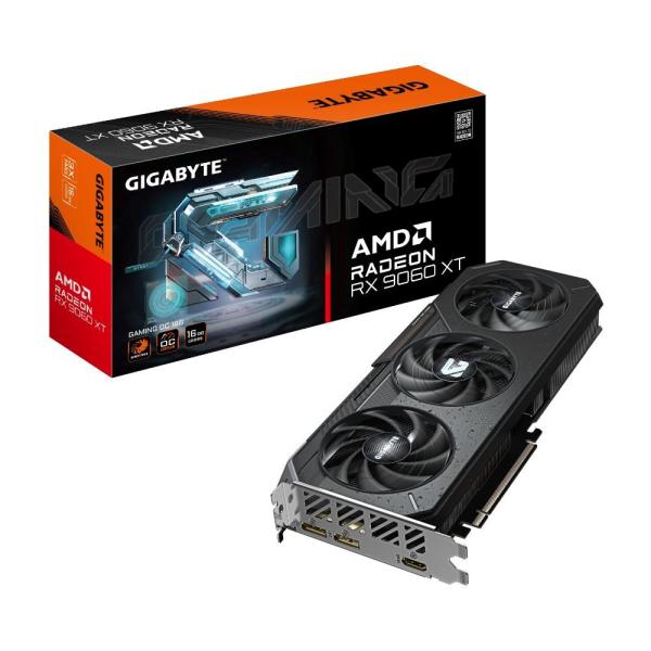 GIGABYTE VGA AMD Radeon RX 9060 XT GAMING OC 16GB,  16GB GDDR6,  2xDP,  1xHDMI