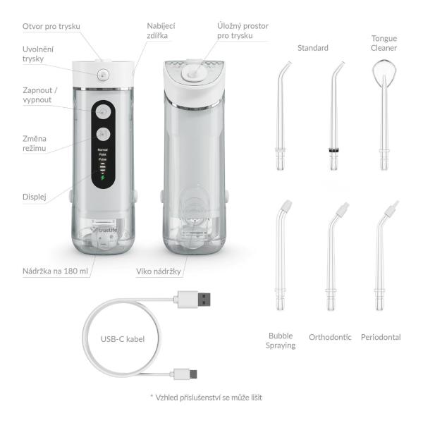 TrueLife AquaFloss Mini M50 - ústní sprcha - bílá9