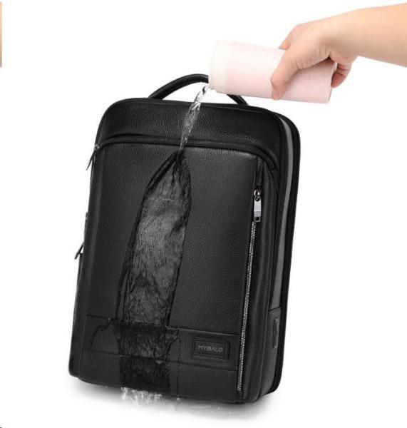 MYBALO Zante kožený městský batoh na notebook8