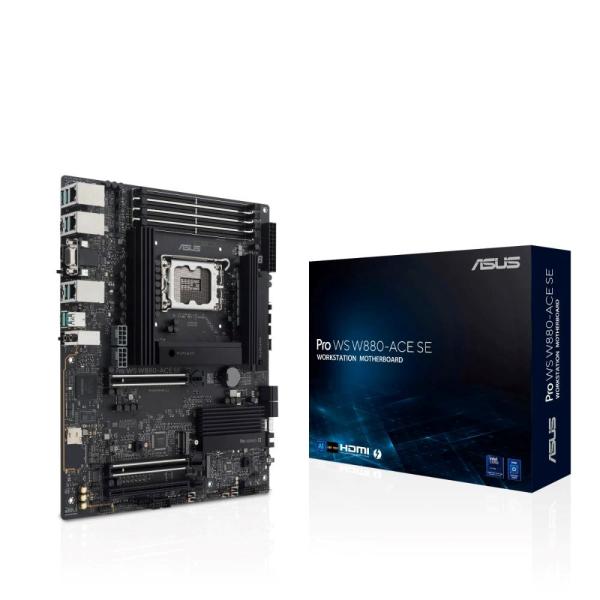 ASUS MB PRO WS W880-ACE SE,  Intel W880,  4xDDR5,  1xThunderbolt,  1xHDMI,  1xVGA