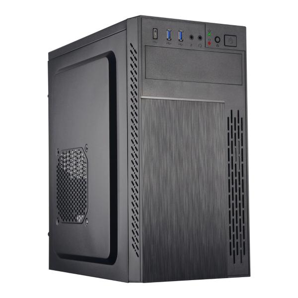 EUROCASE skříň ML M6-505B,  Mini Tower,  1xUSB-C,  2x USB 3.0,  2x audio,  bez zdroje