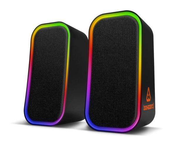 CONNECT IT Reproduktory BIOHAZARD PC, RGB, Bluetooth, 3.5mm, černé