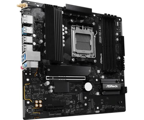 ASRock MB Sc AM5 B850M PRO-A WIFI,  AMD B850,  4xDDR5,  1xDP,  1xHDMI,  WiFi,  mATX2
