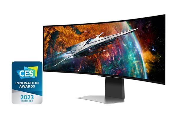 BAZAR - #SAMSUNG 49" Odyssey OLED G9(G95SC) Smart LS49CG950SUXDU-prohnutý, OLED, 5120x1440 Double QHD, 0, 03ms, 240Hz, HDMI, DP1