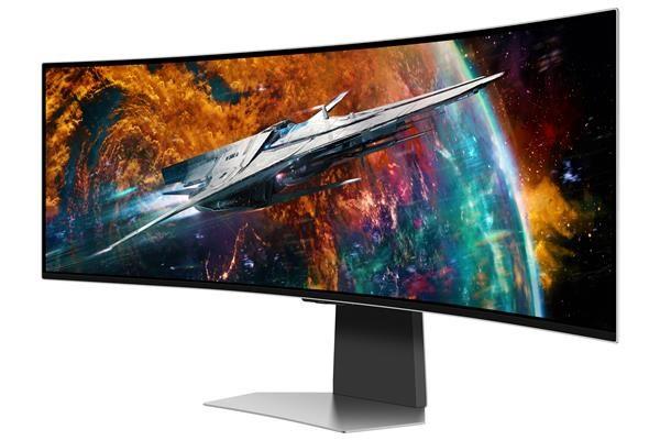 BAZAR - #SAMSUNG 49" Odyssey OLED G9(G95SC) Smart LS49CG950SUXDU-prohnutý, OLED, 5120x1440 Double QHD, 0, 03ms, 240Hz, HDMI, DP2