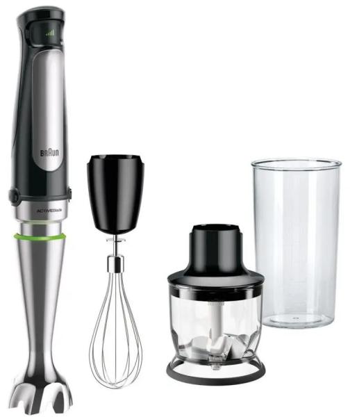 BAZAR - Braun MultiQuick 7 MQ 7025X tyčový mixér,  1000 W,  SplashControl,  Smart Speed - opraveno,  použito