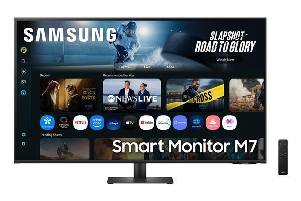 Samsung Smart Monitor/ M70F/ 43"/ VA/ 4K UHD/ 60Hz/ 4ms/ Čierna/ 2R