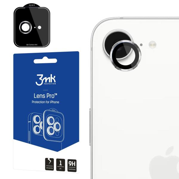 3mk Lens Protection Pro Silver pro Apple iPhone 16E /  iPhone 17E