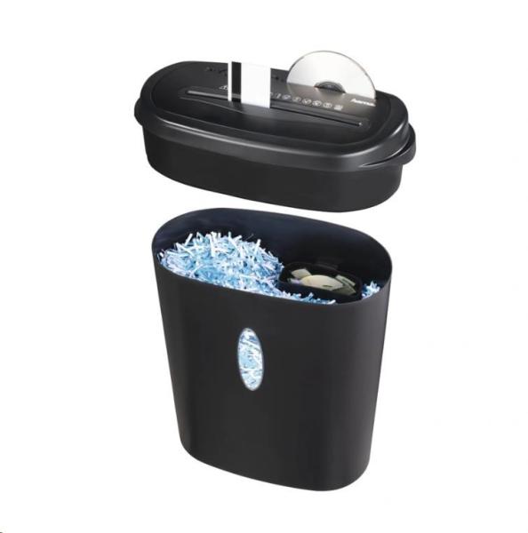 Hama Home X12CD, skartovačka, krížový rez, 12 listov, stupeň utajenia P-41