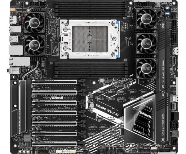 ASRock MB Sc sTR5 WRX90 WS EVO, AMD WRX90, 8xDDR5, 1xDP, EEB1