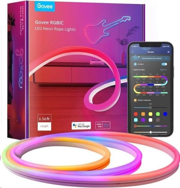 Govee Neon SMART ohebný LED pásek - RGBIC - 2m