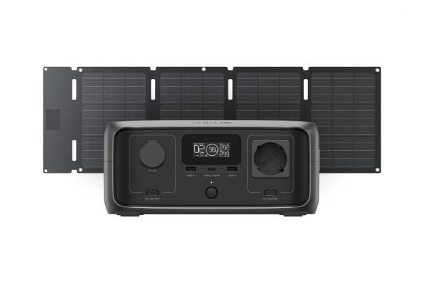 EcoFlow River 3 UPS + EcoFlow 45W solární panel (Typ-C) (Hard Bundle)1