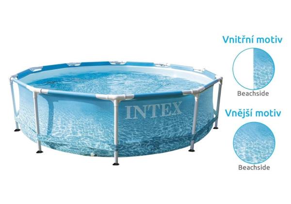 BAZAR - Intex bazén Florida 3, 05x0, 76 m bez příslušenství - motiv BEACHSIDE - Poškozený obal (Komplet)2