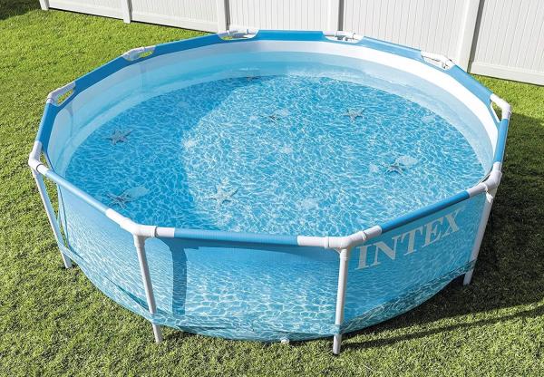 BAZAR - Intex bazén Florida 3, 05x0, 76 m bez příslušenství - motiv BEACHSIDE - Poškozený obal (Komplet)5