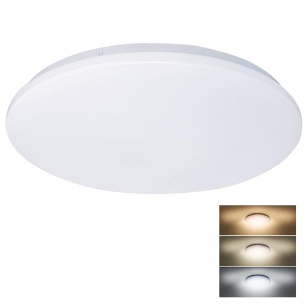 BAZAR - Solight LED stropní světlo Plain,  3CCT,  36W,  2520lm,  3000K,  4000K,  6000K,  kulaté,  45cm - Poškozený obal