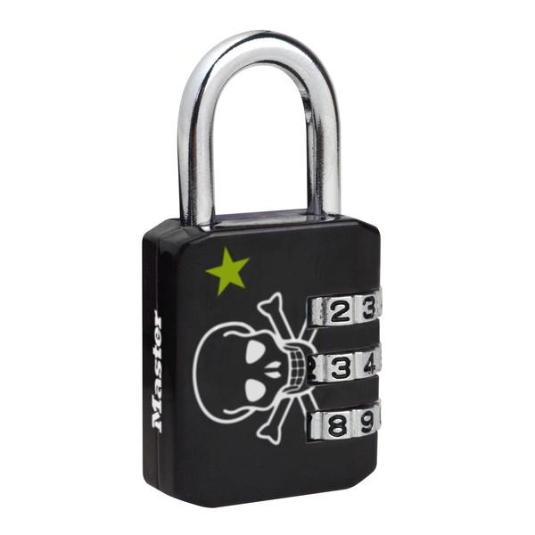 Master Lock Kombinační visací zámek 1509EURDSKULL - 30mm1