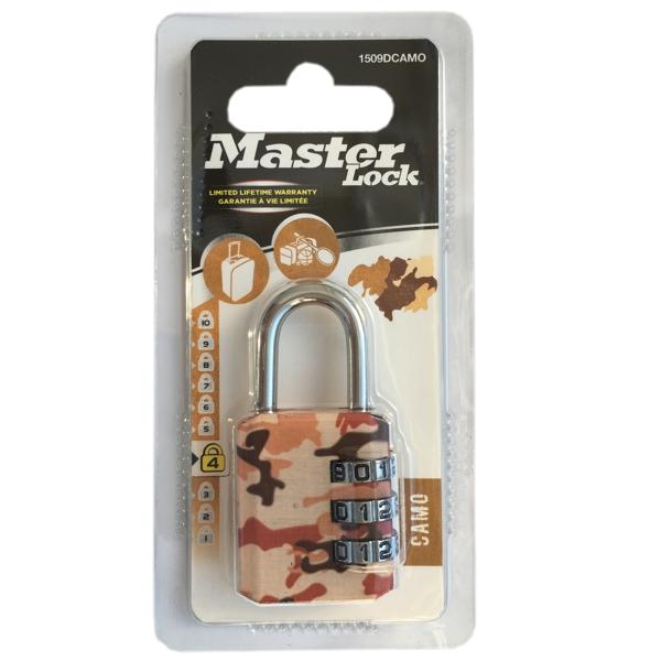 Master Lock Kombinační visací zámek 1509EURDCAMO - 30mm1