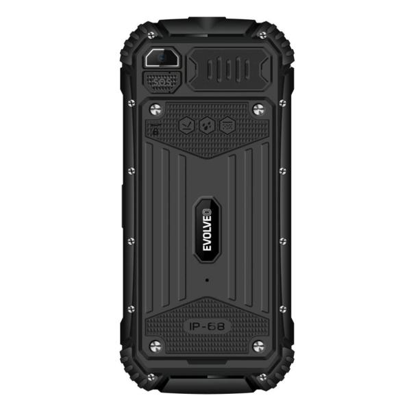 EVOLVEO StrongPhone Q1,  vodotěsný odolný Dual SIM telefon,  černý2