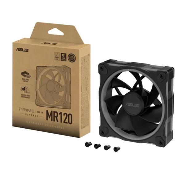 ASUS Ventilátor PRIME MR120 ARGB Reverse, 1x120mm, černá4