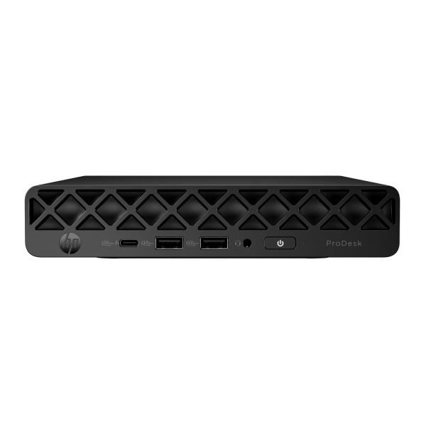 HP PC ProDesk 4 Mini G1i AI,  Ultra 5 225T,  1x16GB, 512GB, UHD (Arc) 2Xe LPG, WiFi 6e+BT,  kl. a myš, 90W,  2xDP+HDMI, Win11Home
