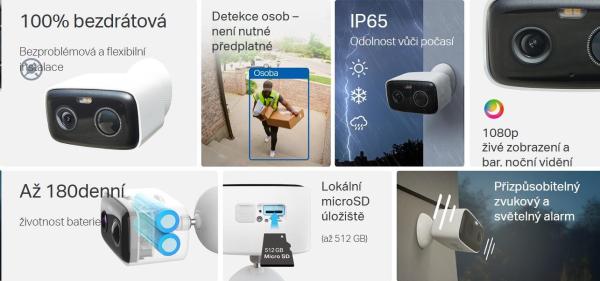 TP-Link Tapo C400 venkovní kamera (2MP,  FullHD,  1080p,  IR 10m,  WiFi,  micro SD card,  IP65)3