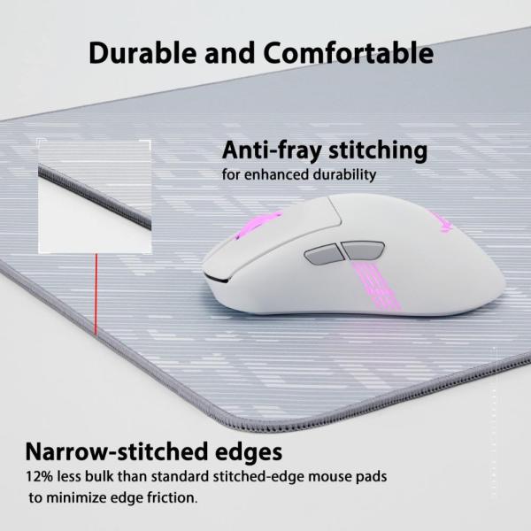 ASUS podložka pod myš ROG Scabbard II Arctic Gray XXL, textil8
