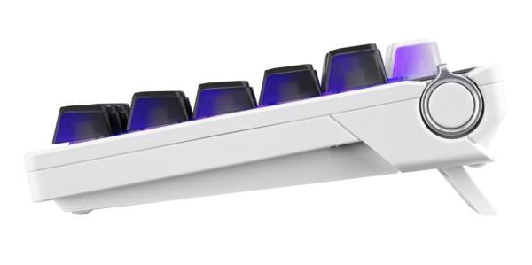 ASUS Klávesnice ROG Azoth X,  Mechanická,  Bezdrátová BT,  RF 2.4GHz,  US,  bílá3
