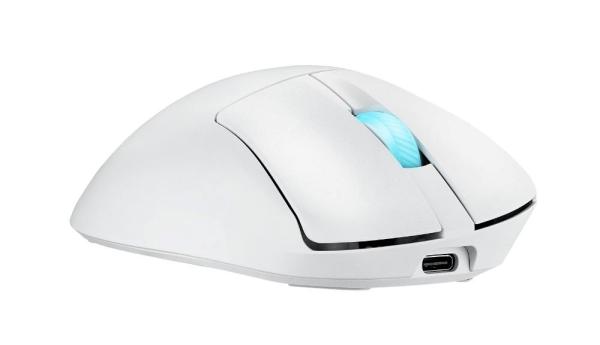 ASUS myš ROG Keris II Origin,  bezdrátová herní myš,  bílá3