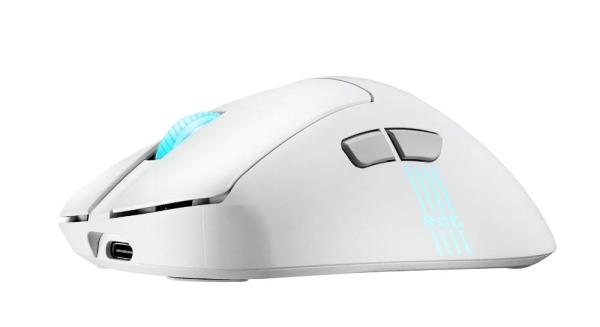 ASUS myš ROG Keris II Origin,  bezdrátová herní myš,  bílá4
