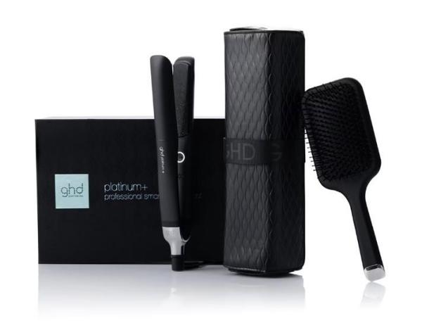 GHD Platinum+ žehlička na vlasy,  dárkové balení,  černá