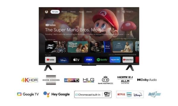 BAZAR - TCL 43V6B 43" TV,  4K Ultra HD,  LED,  HDR,  Google TV,  Chromecast,  Bluetooth,  Wi-Fi - poškozený obal6