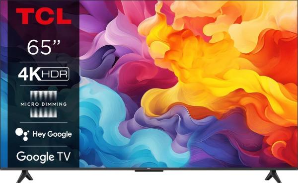 BAZAR - TCL 65V6B 65" TV, 4K Ultra HD, Smart, Dolby Audio, Google TV, Miracast, Bluetooth, WiFi, ALLM - Poškozený obal