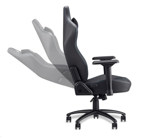 ACER herní křeslo Predator Rift Pro, 4D područky, zádová opěrka, otočná konstrukce, Black6