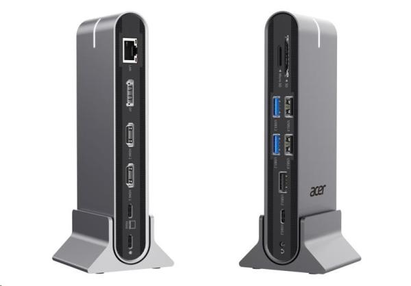 ACER 15in1 USB Type-C Universal Mini-dock: Host interface: USB-C, 2x USB-A 2.0, 1x USB-A 3.2 Gen2, 1x USB-A 3.2 Gen1, 11