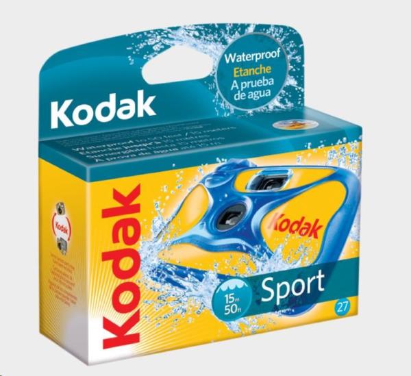 BAZAR - Kodak Jednorázový fotoaparát Kodak Water Sport 800/ 27 - Poškozený obal (Komplet)