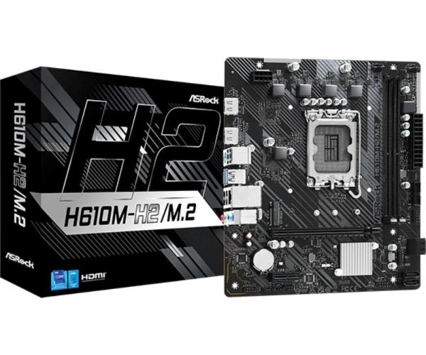 ASRock MB Sc LGA1700 H610M-H2/ M.2,  Intel H610,  2xDDR4,  2xHDMI,  mATX