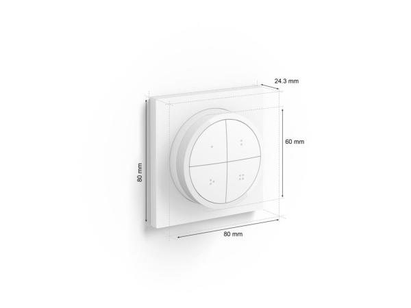 BAZAR - PHILIPS Hue Vypínač Tap - bílá - Poškozený obal (Komplet)4