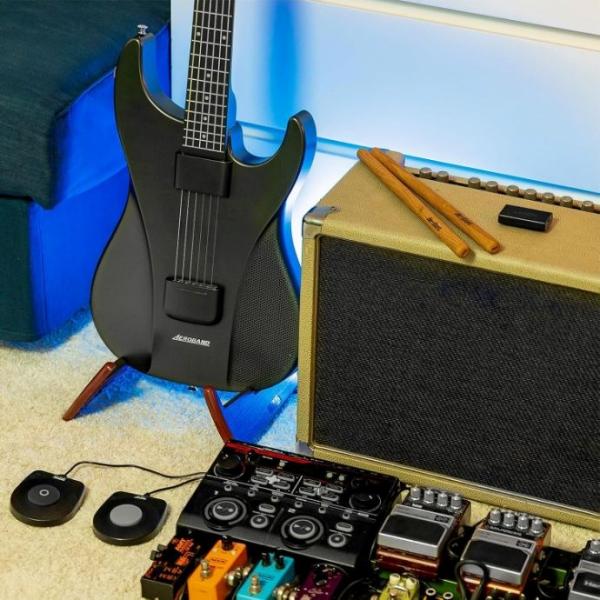 Aeroband Guitar - Smart Elektrická Kytara pouzdro, černá5
