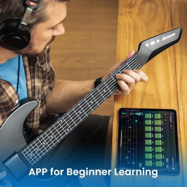 Aeroband Guitar - Smart Elektrická Kytara pouzdro, černá7
