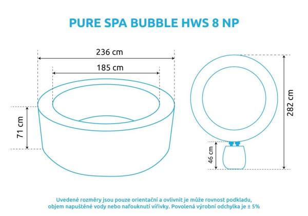 Intex Pure Spa Bubble HWS 8 NP vířivý bazén1