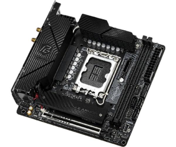 ASRock MB Sc LGA1700 B760I Lightning WiFi,  Intel B760,  2xDDR5,  1xDP,  1xHDMI,  mini-ITX2