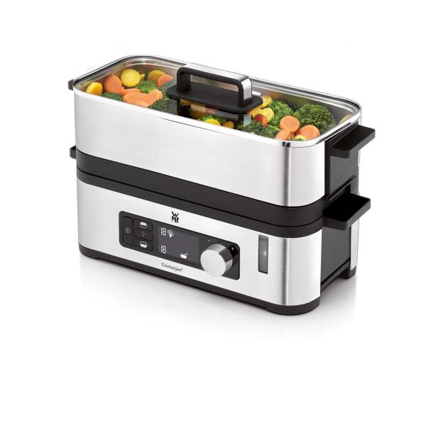 WMF KITCHENminis parní hrnec, 900 W, příprava několika chodů najednou1