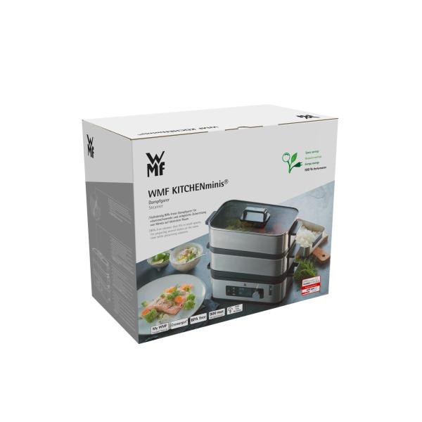 WMF KITCHENminis parní hrnec, 900 W, příprava několika chodů najednou8