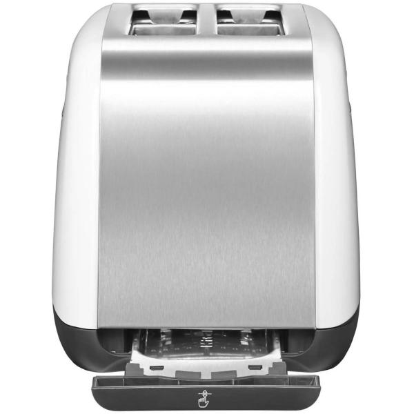 KitchenAid Classic topinkovač, 1100 W, 2 topinky, nastavitelná úroveň opekání, bílá1