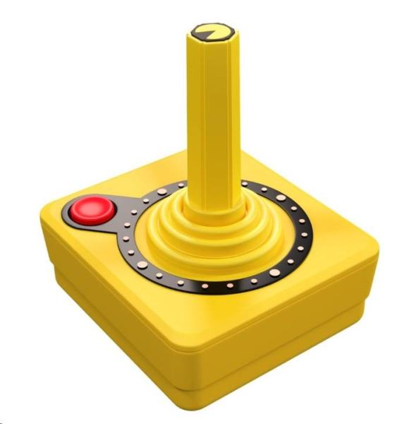 ATARI 2600+ CX40+ Wireless Joystick Pac-Man Edition (yellow)