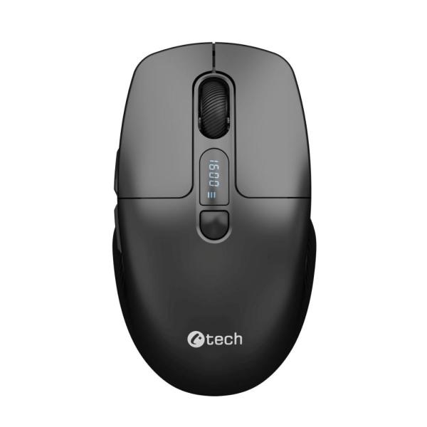 C-TECH Myš WLM-13,  Bezdrátová,  černá