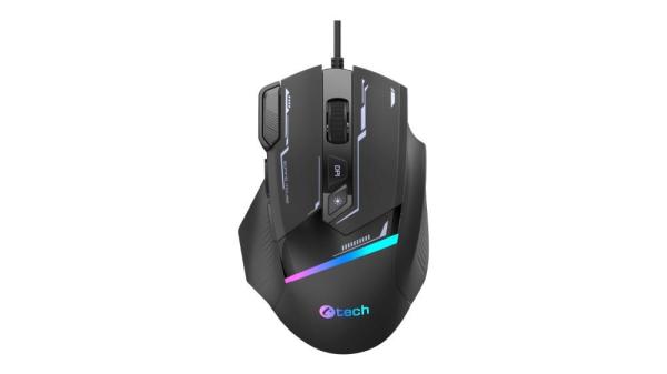Herná myš C-TECH Zyra (GM-16), 7200 DPI, RGB, USB